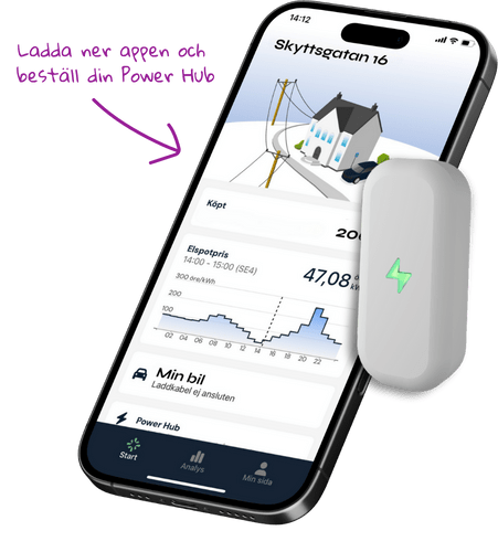 App och Power Hub från Trelleborgs Energi