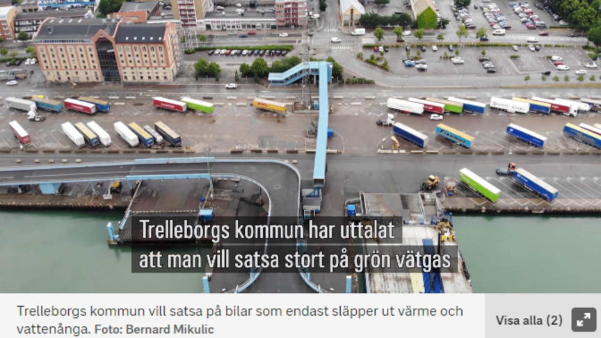 Vätgassatsningen i Trelleborg på SVT