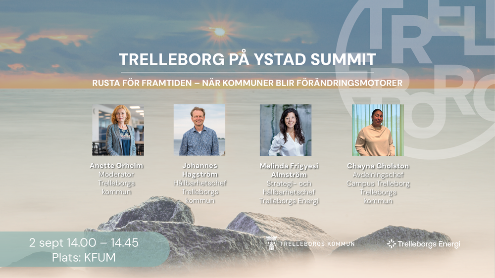 Från kustskydd till vätgas: Trelleborg delar framtidslösningar på Ystad Summit